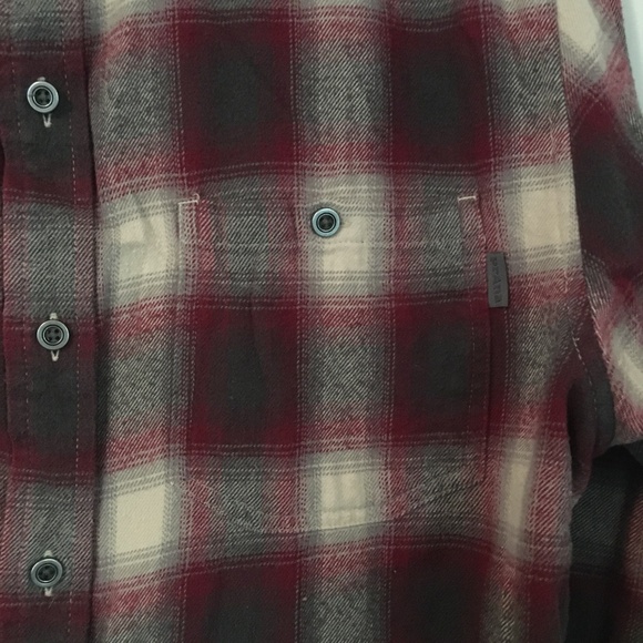 Prana Plaid Flannel Long-Sleeve Shirt, Men’s L - Picture 3 of 5